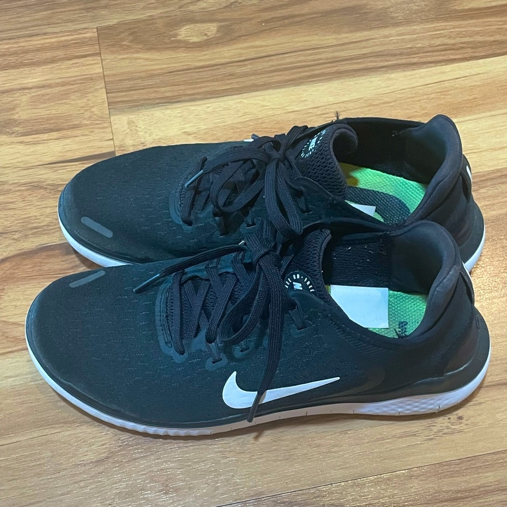 Nike Free RN 2018 Running Shoes. Black Size 8 1/2